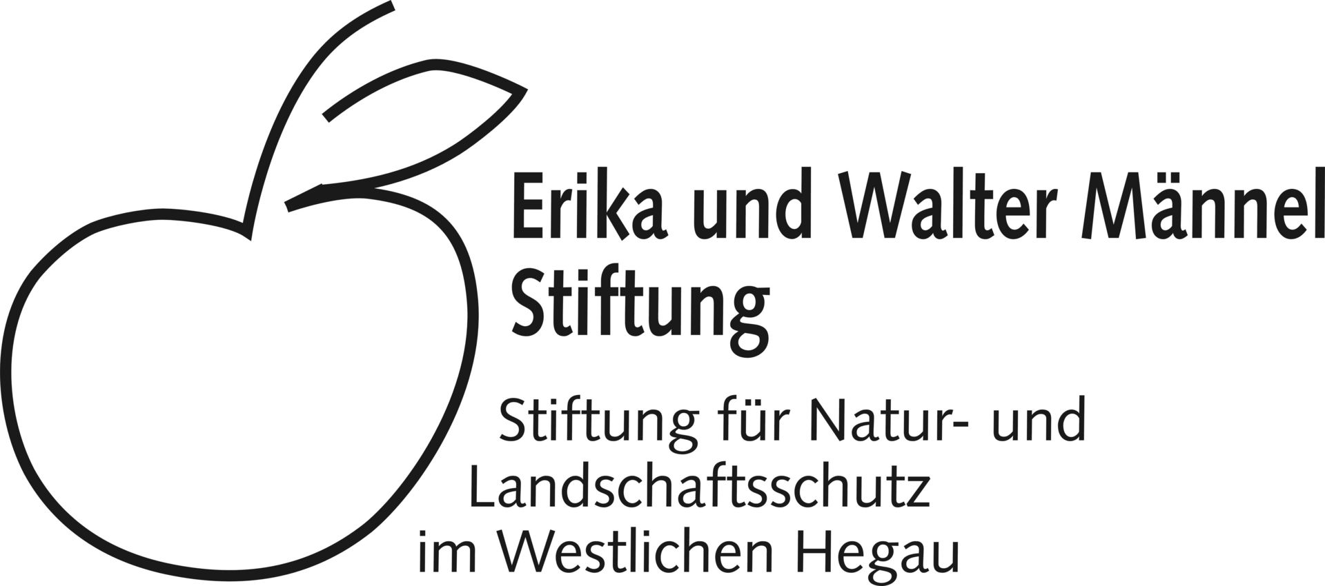 Das Bild zeigt das Logo der Erika und Walter Männel-Stiftung.